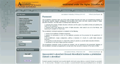 Desktop Screenshot of akreditacnikomise.cz